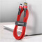 Фото - Кабель Baseus Cafule Special Edition USB Type-A - Lightning (M/M), 2.4A, 1 м, Black/Red (CALKLF-G91) | click.ua
