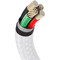Фото - Кабель Baseus Cafule Metaln USB Type-A - Lightning (M/M), 2.4A, 1 м, White (CALJK-A02) | click.ua