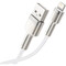 Фото - Кабель Baseus Cafule Metaln USB Type-A - Lightning (M/M), 2.4A, 2 м, White (CALJK-B02) | click.ua