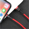 Фото - Кабель Baseus Cafule USB Type-A - Lightning (M/M), 2A, 3 м, Red (CALKLF-R09) | click.ua