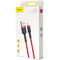 Фото - Кабель Baseus Cafule USB Type-A - Lightning (M/M), 2A, 3 м, Red (CALKLF-R09) | click.ua