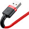 Фото - Кабель Baseus Cafule USB Type-A - Lightning (M/M), 2A, 3 м, Red (CALKLF-R09) | click.ua