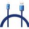 Фото - Кабель Baseus Crystal Shine Series Fast Charging USB Type-A - Lightning (M/M), 2.4A, 1.2 м, Blue (CAJY000003) | click.ua