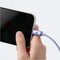 Фото - Кабель Baseus Crystal Shine Series Fast Charging USB Type-A - Lightning (M/M), 2.4A, 1.2 м, Purple (CAJY000005) | click.ua