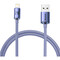 Фото - Кабель Baseus Crystal Shine Series Fast Charging USB Type-A - Lightning (M/M), 2.4A, 1.2 м, Purple (CAJY000005) | click.ua