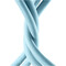 Фото - Кабель Baseus Crystal Shine Series Fast Charging USB Type-A - Lightning (M/M), 2.4A, 1.2 м, Sky Blue (CAJY001103) | click.ua