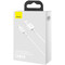 Фото - Кабель Baseus Superior Series Fast Charging USB Type-A - Lightning (M/M), 2.4A, 0.25 м, White (CALYS-02) | click.ua