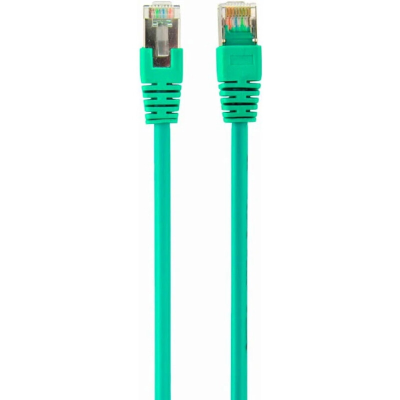 Патч-корд FTP Cablexpert (PP22-1M/G) cat.5Е, литой, 50u штекер с защелкой, 1м, зеленый