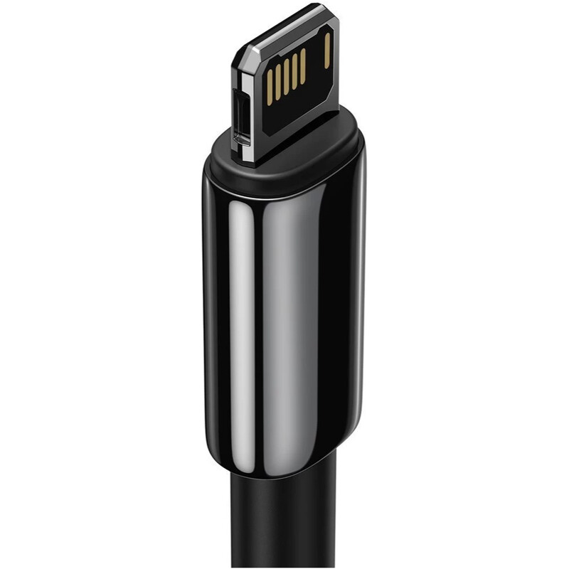 Кабель Baseus Tungsten Gold Fast Charging USB Type-A - Lightning (M/M), 2.4A, 2 м, Black (CALWJ-A01)