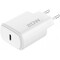 Фото - Мережевий зарядний пристрій Proove Silicone Power 2 (1USB-C) 20W White (WCSP22010002) + кабель USB Type-C 1 м Lightning | click.ua