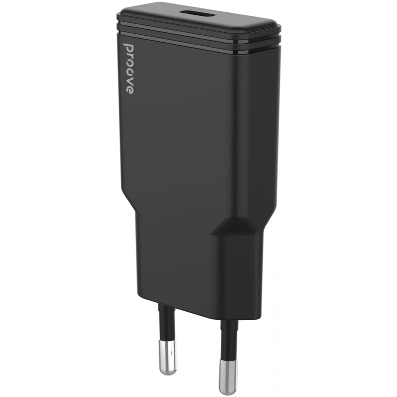 Сетевое зарядное устройство Proove Slender (1USB-C) 20W Black (WCSS20010001)