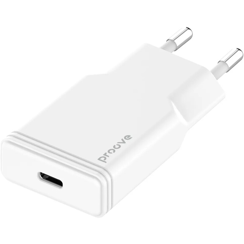 Сетевое зарядное устройство Proove Slender (1USB-C) 20W White (WCSS20010002)