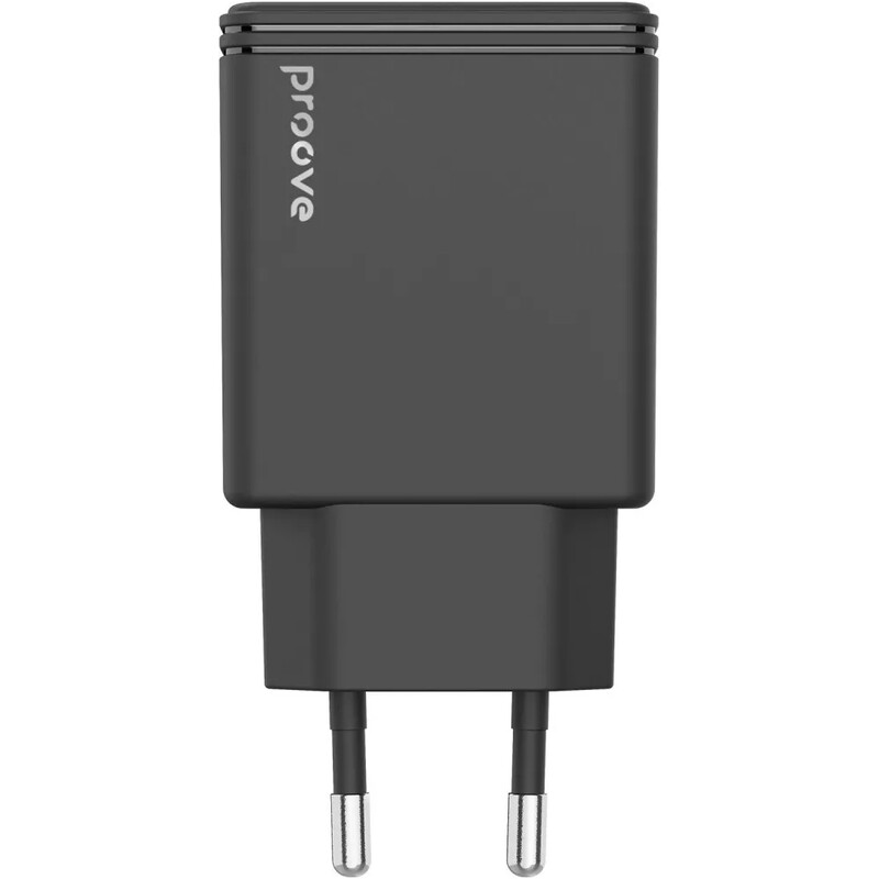 Сетевое зарядное устройство Proove Slender (1USB-C, 1USB) 45W Black (WCSL45110001)