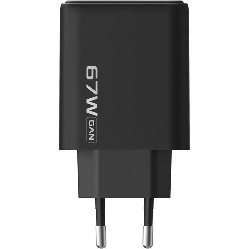 Мережевий зарядний пристрій Proove Silicone Power 2 (2xUSB-C, 1USB) 67W Black (WCSP26120001)