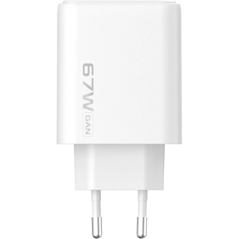 Мережевий зарядний пристрій Proove Silicone Power 2 (2xUSB-C, 1USB) 67W White (WCSP26120002)