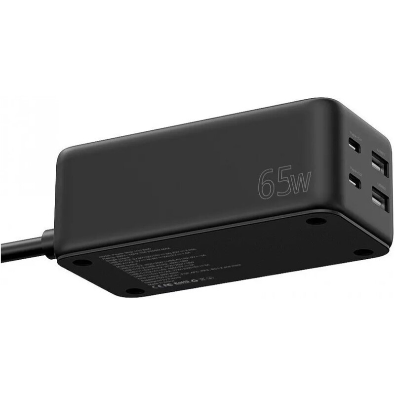 Фільтр живлення Proove Power Strip Homester PD-03 1 розетка, 2USB + 2USB-C (65W), 1,5 м, Black (PSP165220001)