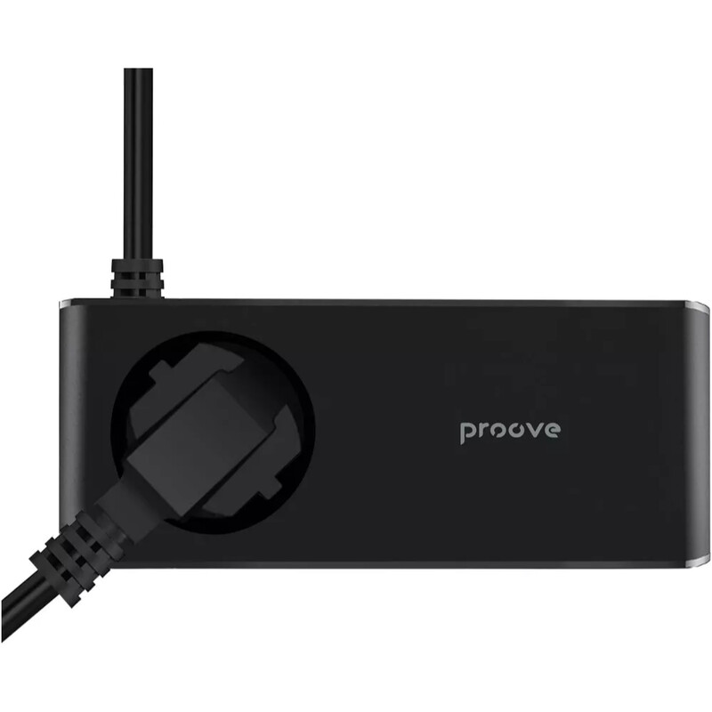 Фильтр питания Proove Homester Pro 1 розетка, 2USB + 2USB-C (65W), 1,5 м, Black (PSHP25002201)