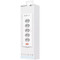 Фото - Фільтр живлення Proove Prism Socket 5 розеток, 2USB + 2USB-C, 3680W, 1,6 м, White (PSPS25002202) | click.ua