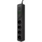 Фото - Фільтр живлення Proove Power Socket P-04 4 розетки, 4USB + 2USB-C (2500W), 3 м, Black (PSP442430001) | click.ua