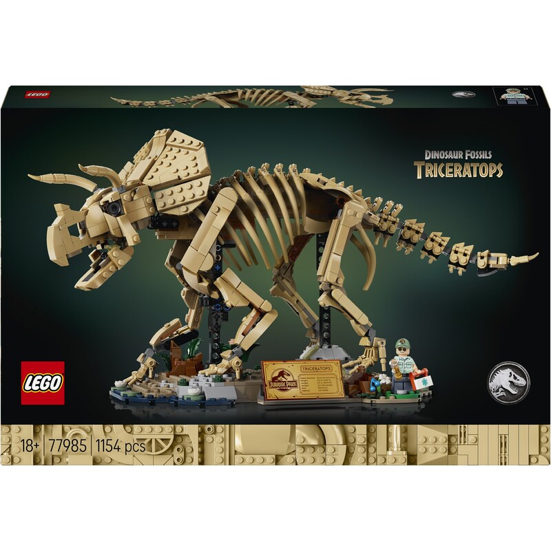 Конструктор LEGO Jurassic World Скам`янілості динозаврів: трицератопс (77985)