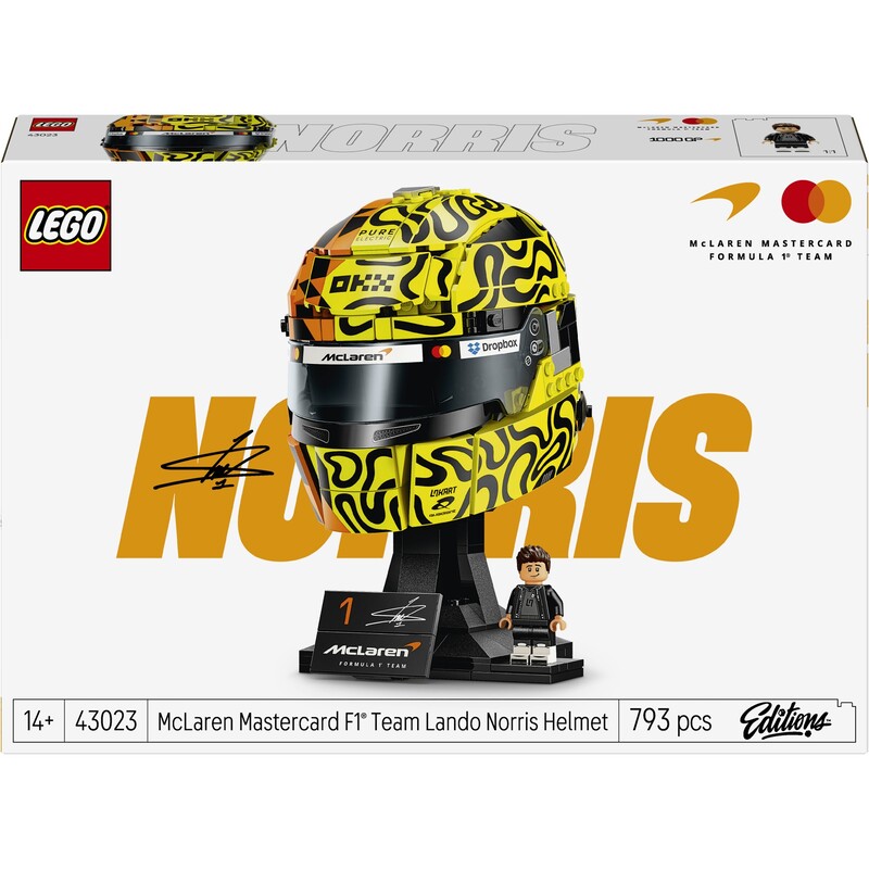 Конструктор LEGO Editions Шолом Ландо Норріса з команди McLaren Mastercard F1 Team (43023)
