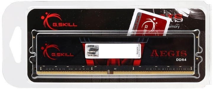 Модуль памяти DDR4 16GB/2666 G.Skill Aegis (F4-2666C19S-16GIS)