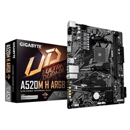 Материнская плата Gigabyte A520M H ARGB Socket AM4