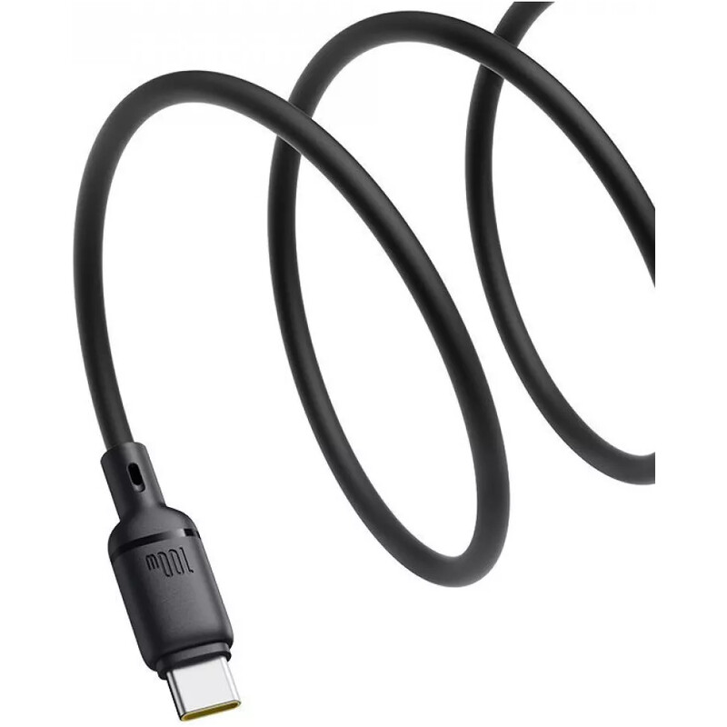 Кабель Baseus Silky Series Fast Charging USB Type-A - USB Type-C (M/M), 100W, 1 м, Black (P10377703113-00)