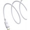 Фото - Кабель Baseus Silky Series Fast Charging USB Type-A - USB Type-C (M/M), 100W, 1 м, White (P10377703213-00) | click.ua