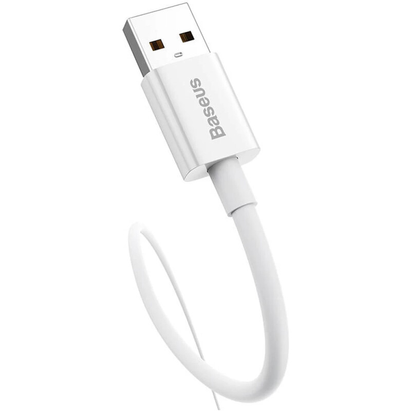 Кабель Baseus Superior Series Fast Charging Data USB Type-A - USB Type-C (M/M), 100W, 1.5 м, White (P10320102214-02)