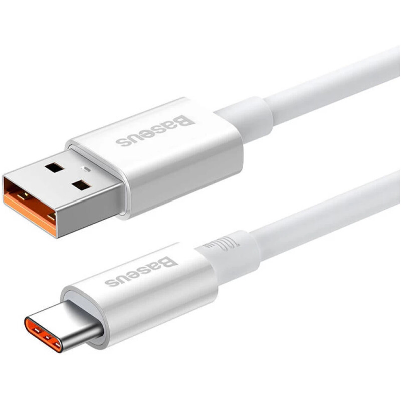 Кабель Baseus Superior Series Fast Charging Data USB Type-A - USB Type-C (M/M), 100W, 1.5 м, White (P10320102214-02)