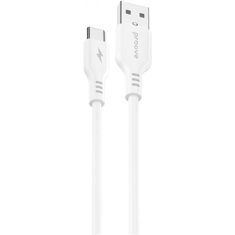 Кабель Proove Rebirth USB-A to USB Type-C 12W 1 м, White (CCRE27001202)