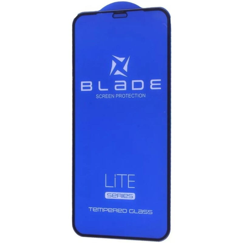 Захисне скло Blade Lite Series Full Glue для iPhone 12/12 Pro black (2001001933586) без упаковки