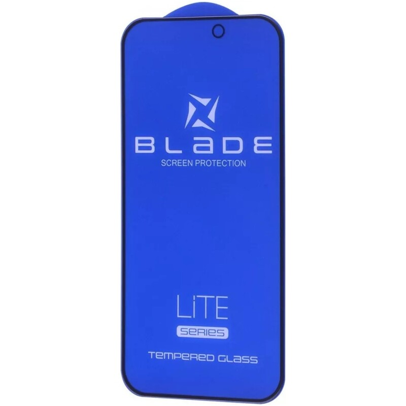 Захисне скло Blade Lite Series Full Glue для iPhone 15 Pro black (2001001851514) без упаковки