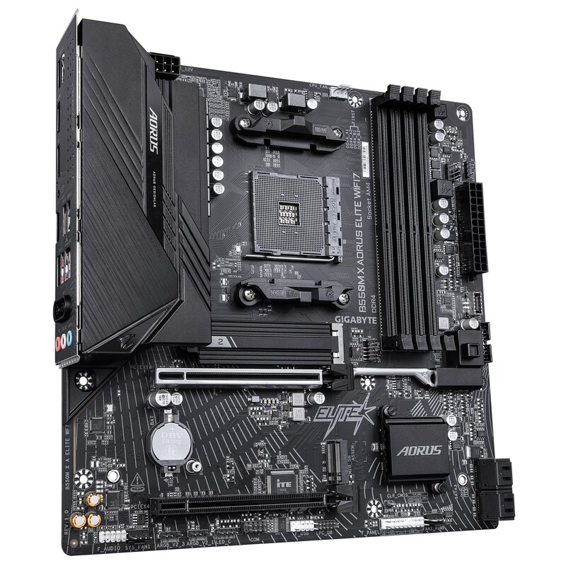 Материнська плата Gigabyte B550M X Aorus Elite WiFi7 Socket AM4