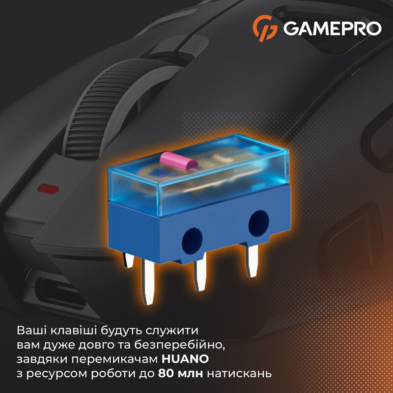 Миша бездротова GamePro Genesis Hollow White (GM870HW)