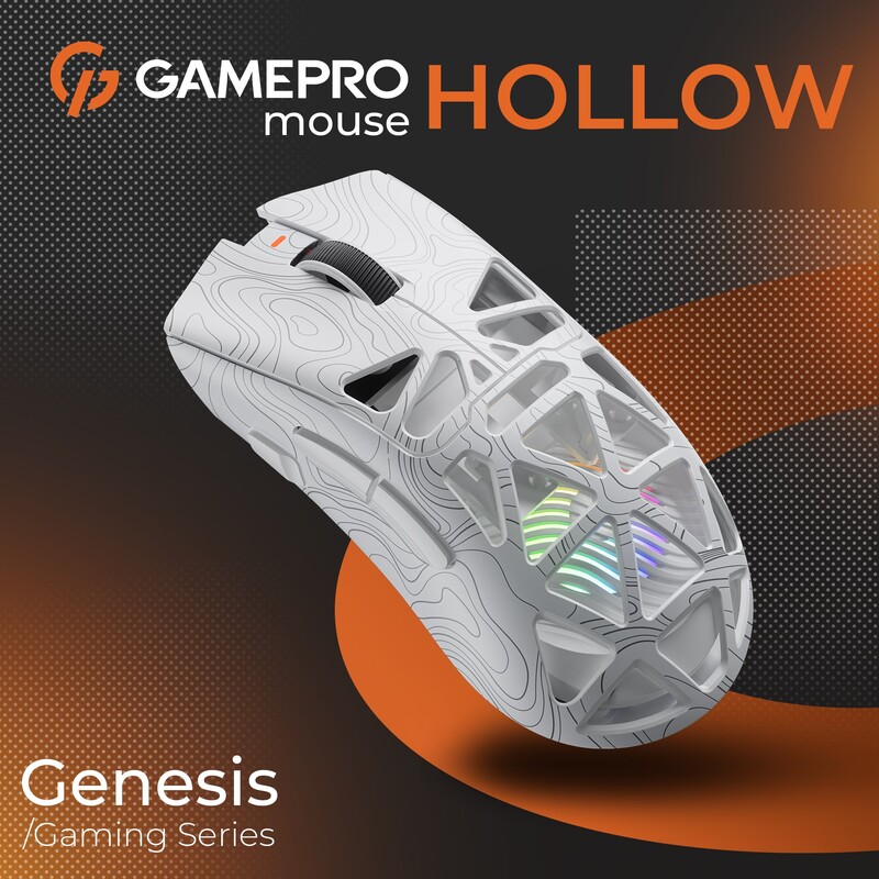 Миша бездротова GamePro Genesis Hollow White (GM870HW)