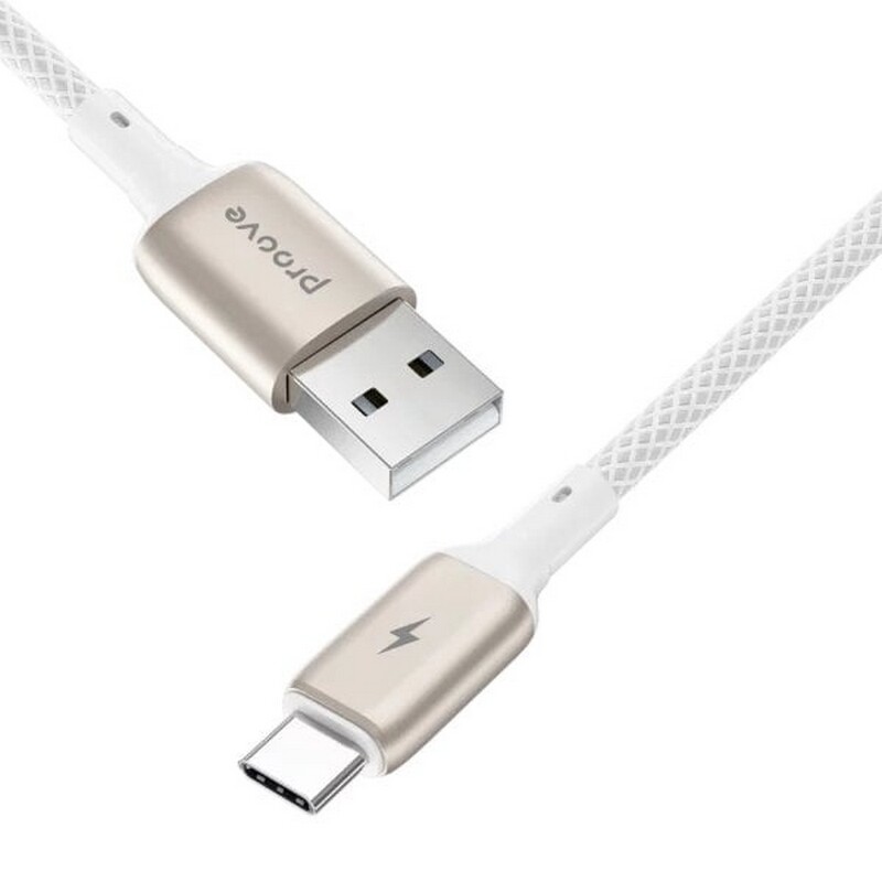 Кабель Proove Dense Metal USB - USB-C (M/M), 2 м, White (CCDM20001222)