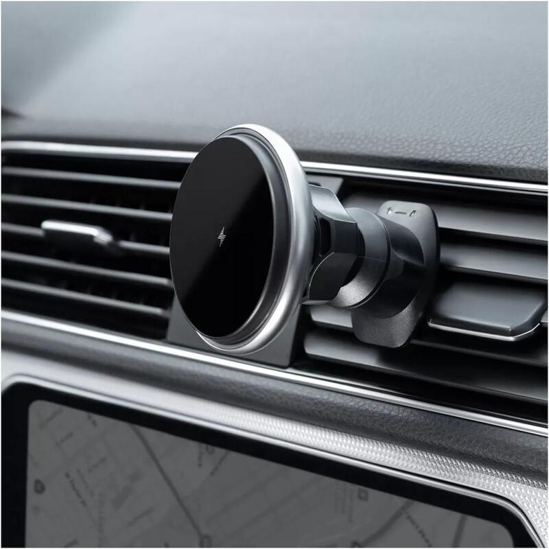 Тримач автомобільний+бездротове ЗУ Proove Magic Circle 15W Silver (WHMC15020006)