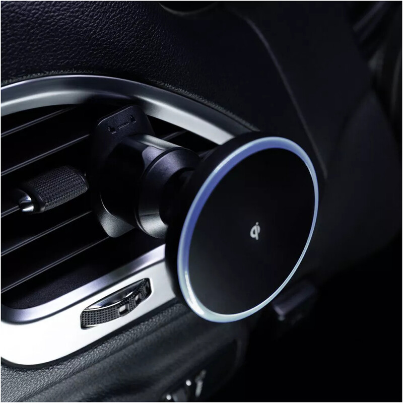 Тримач автомобільний+бездротове ЗУ Proove UNO 15W Black (WHUN15002001)