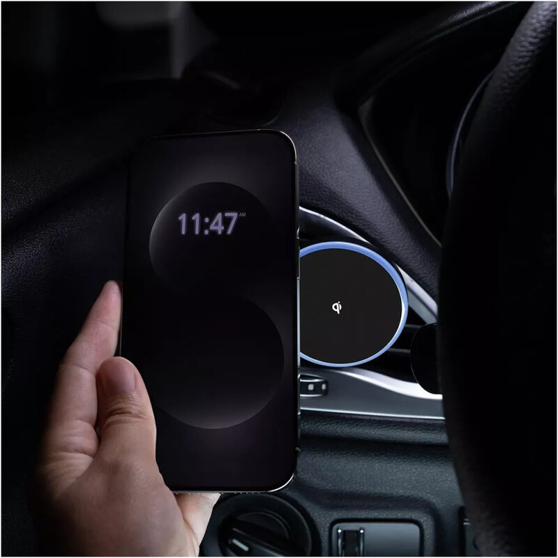 Тримач автомобільний+бездротове ЗУ Proove UNO 15W Black (WHUN15002001)