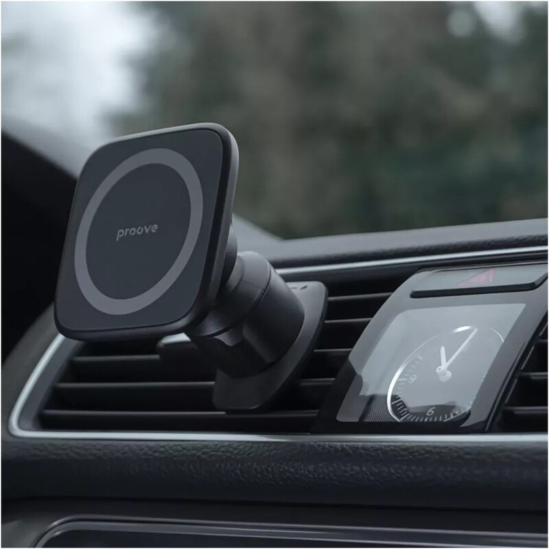 Держатель автомобильный Proove Block Magnetic Air Outlet Car Mount Black (CHMA00000001)