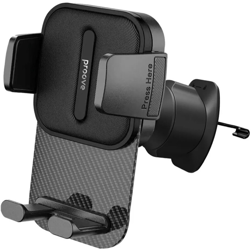Тримач автомобільний Proove Carbon Clamp Air Outlet Car Mount Black (CHCNA0000001)