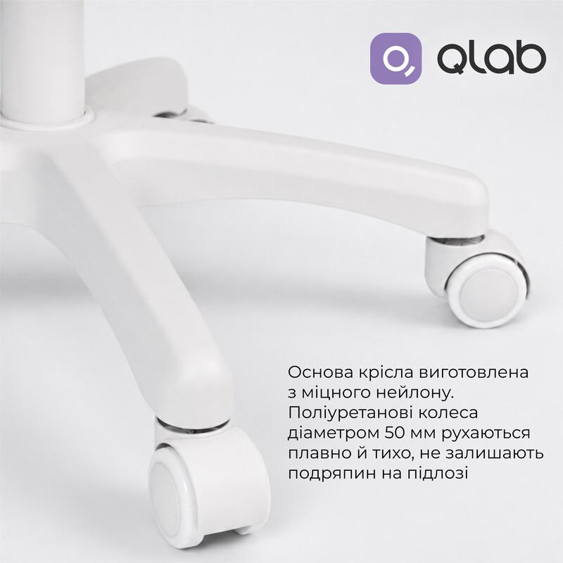 Крісло офісне Qlab Kids Edition Gray/Blue (KC327BL)