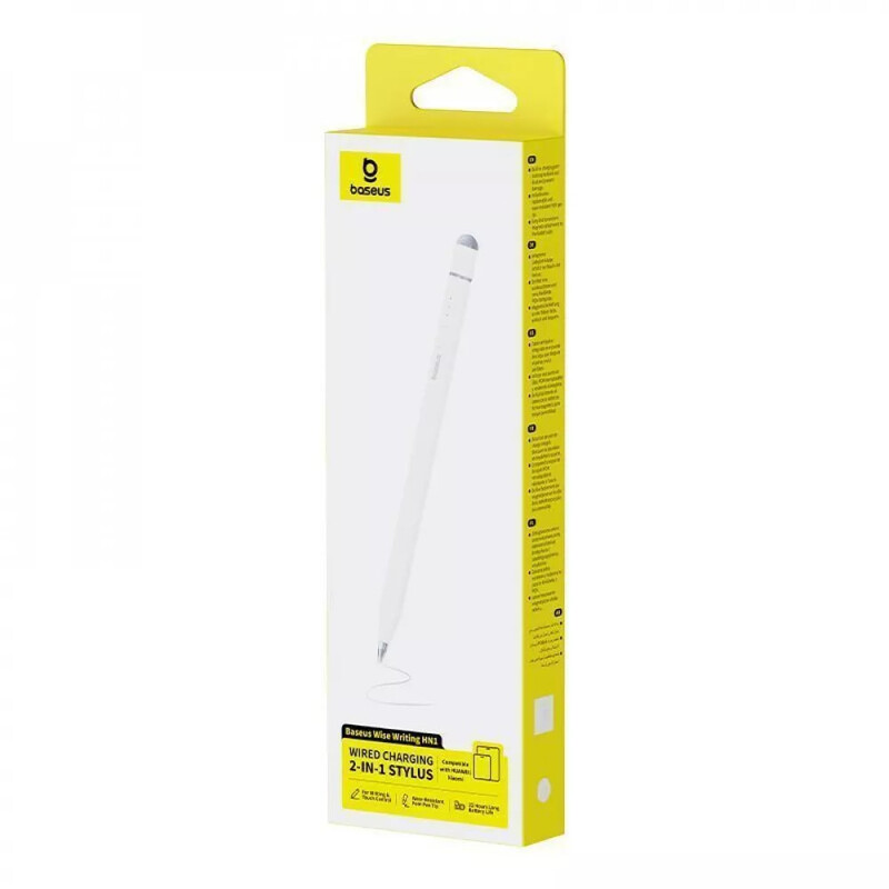 Стилус Baseus Wise Writing HN1 Universal Version Charging 2-in-1 White (B0004F01)