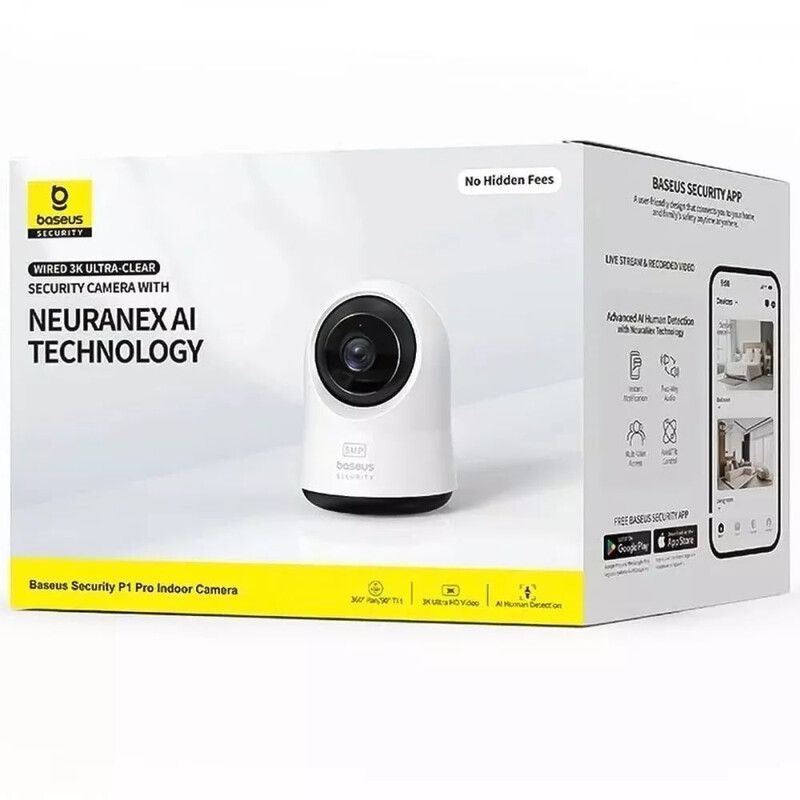 IP-камера Baseus Security P1 Pro Indoor 3K White (S0TV022130)