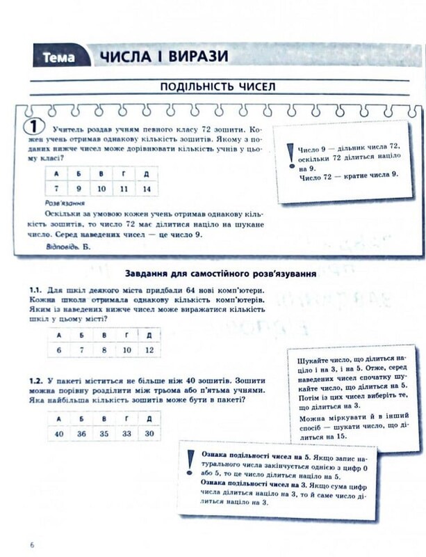 Математика. 2000 тестів для підготовки до ЗНО. Рівень стандарту та профільний рівень