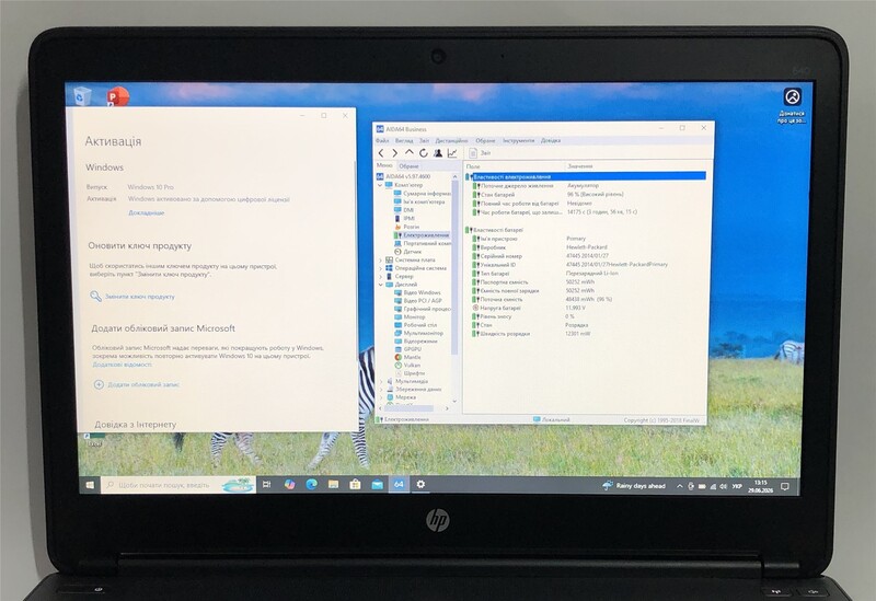 Ноутбук HP ProBook 640 G1 / 14" (1600x900) / i5-4210M / 8GB / 128GB SSD / Win10Pro - Б/в