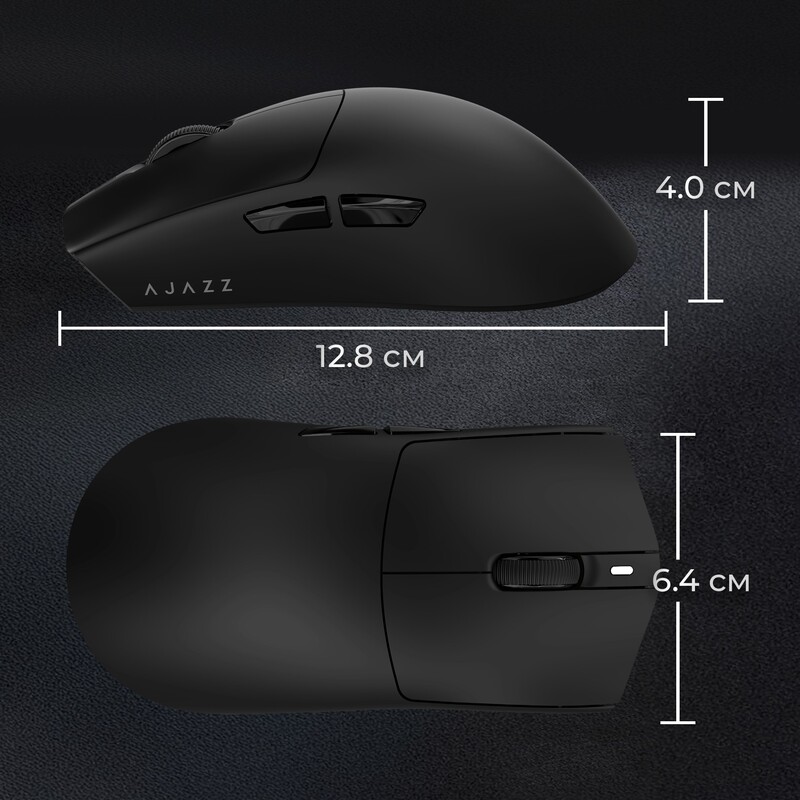 Миша бездротова Ajazz AJ139 Near Link V3 Pro+ Black (AJ139-NL-V3-PRO-B)