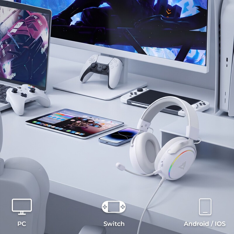 Bluetooth-гарнітура Ajazz AHM10 Max Black (AHM10-MAX-B)